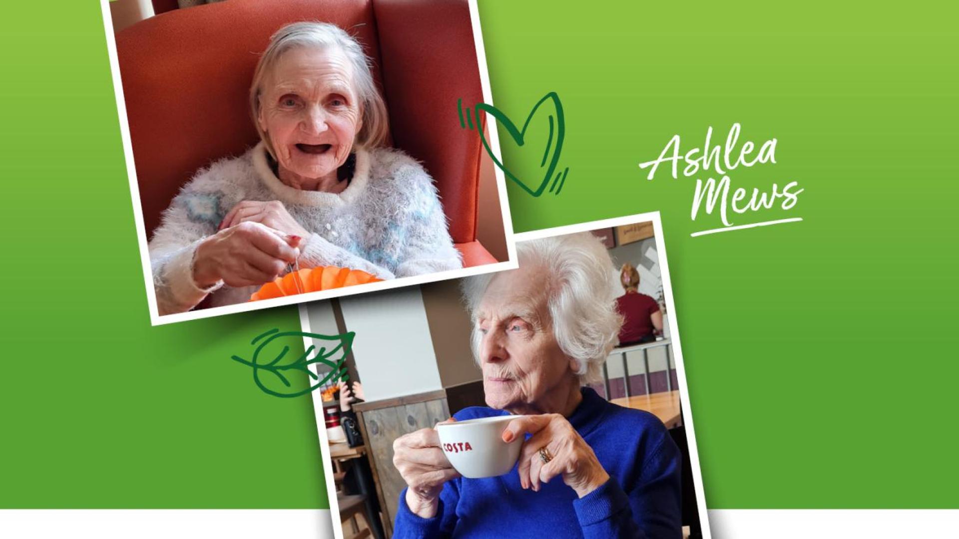Residents at Ashlea Mews Care Home in South Shields