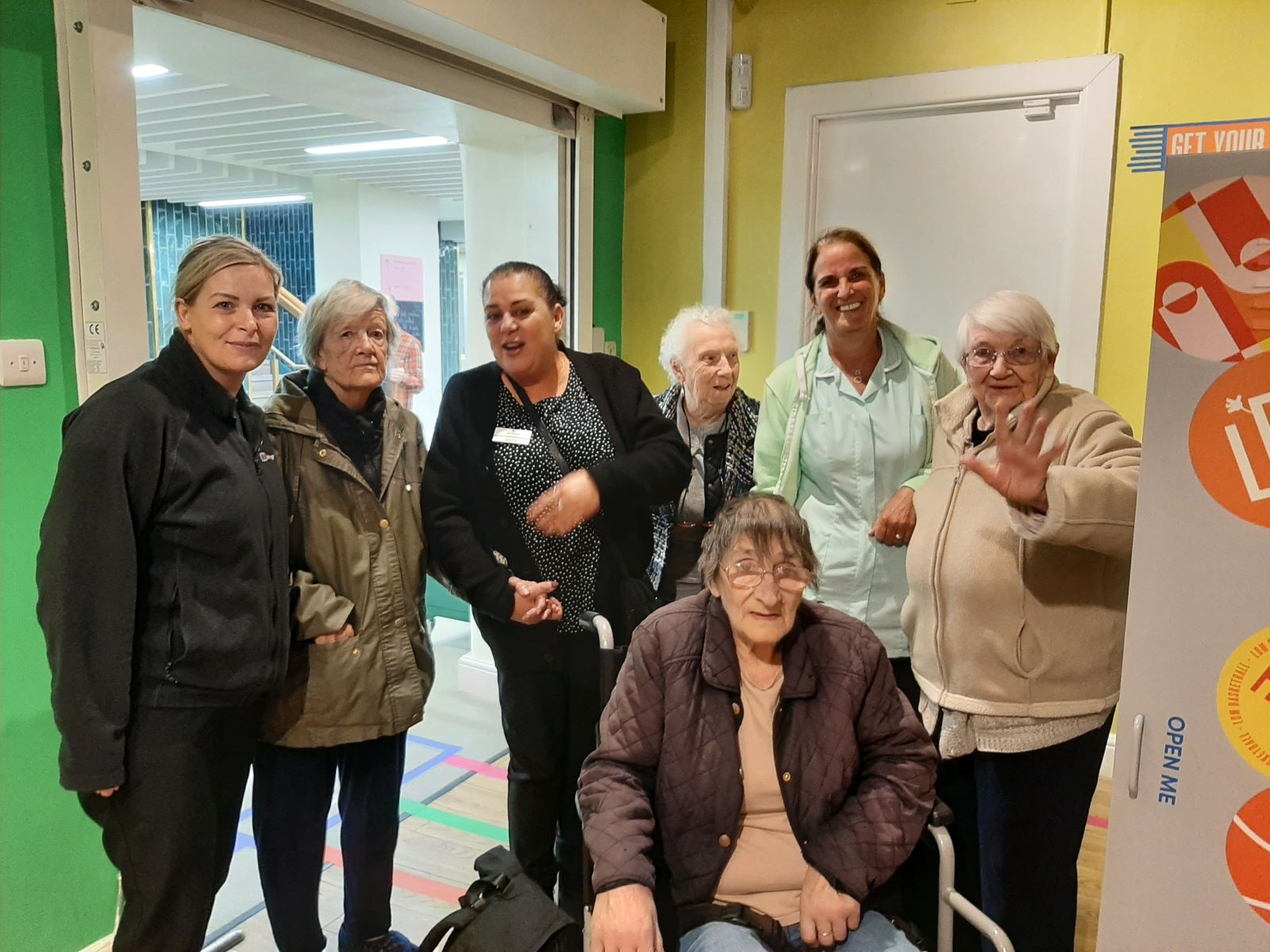 Residents at Nesfield Lodge Dementia Care Home