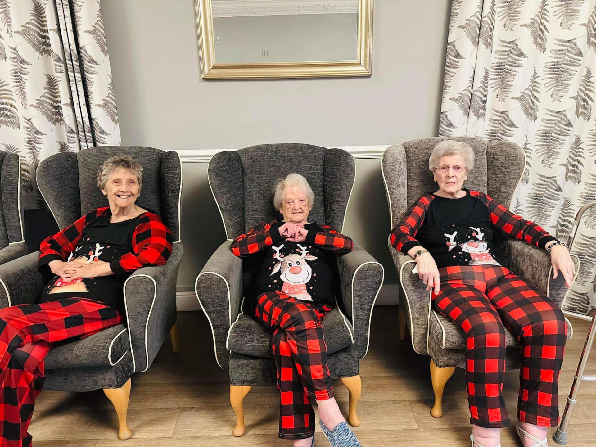 Residents at Archers Park Care Home in Sunderland