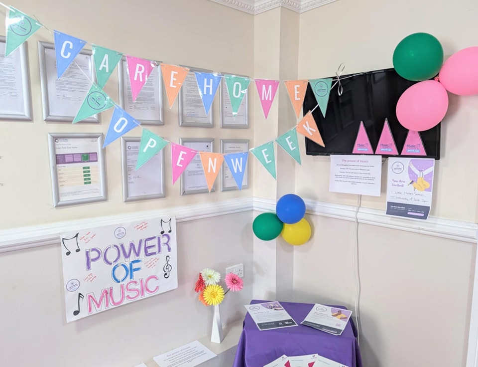 Photo of the display