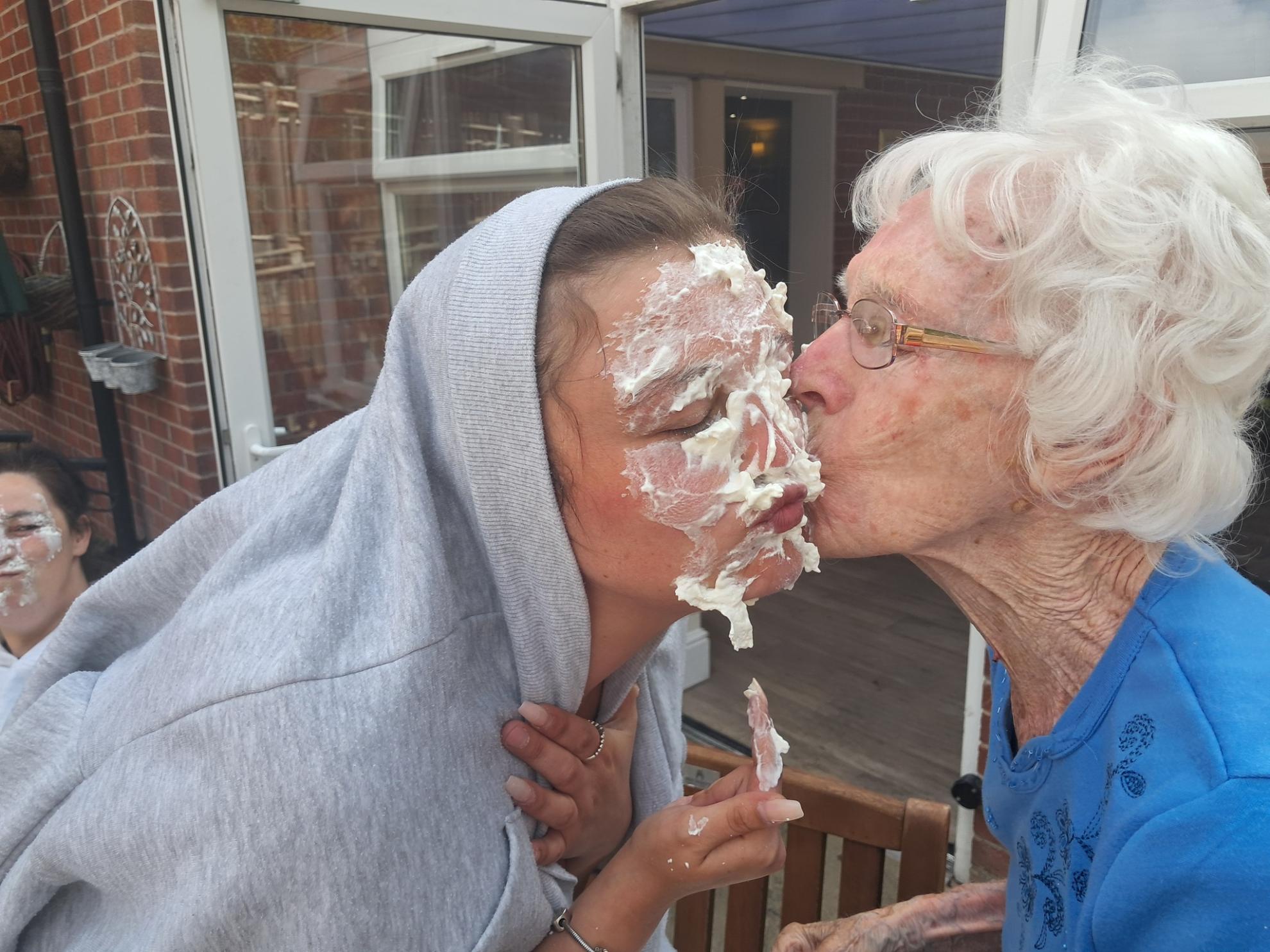 Residents enjoying event at Penwortham Grange and Lodge Care Home in Preston