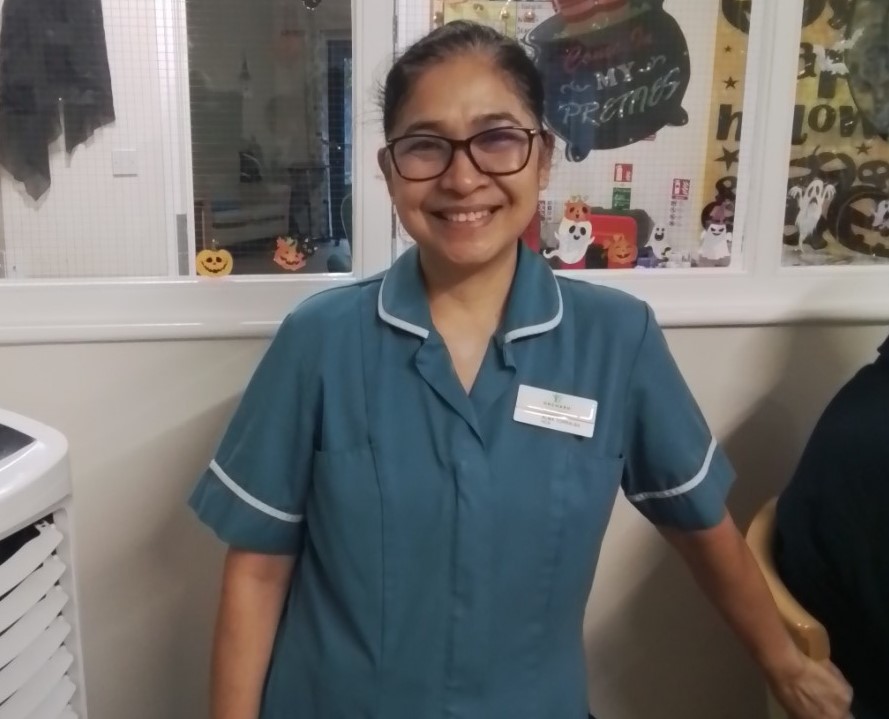 Photo of Alma smiling