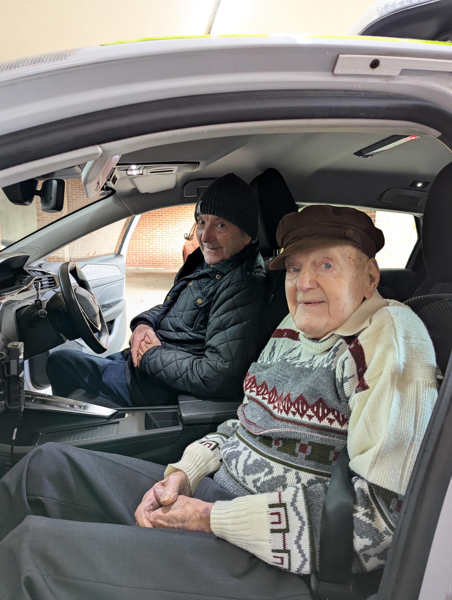 Colin, resident at Riverdale Care Home, celebrates 100th birthday