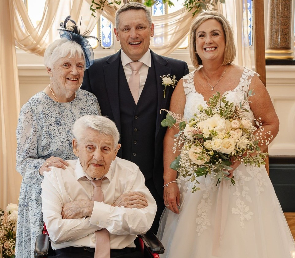 Photo of Helen, Brian, Andrew and Nicola