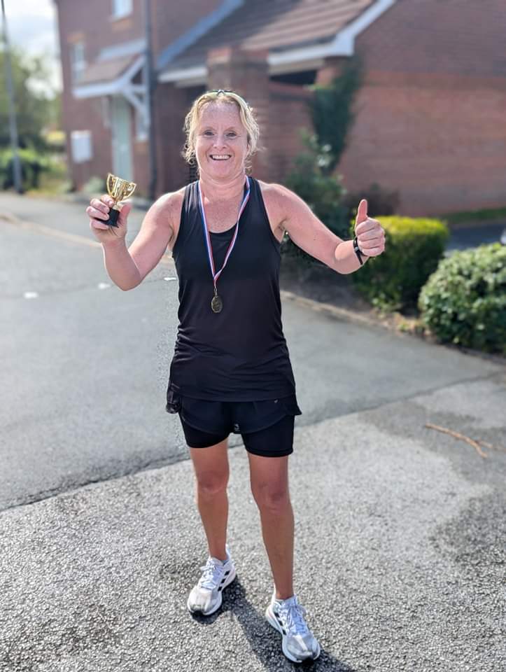 Louise Completes Car Park Marathon Green Park