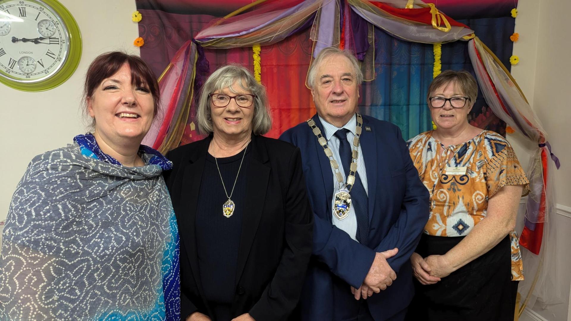 Deputy Mayor of Stockton on Tees Borough visits Green Lodge Care Home in Billingham