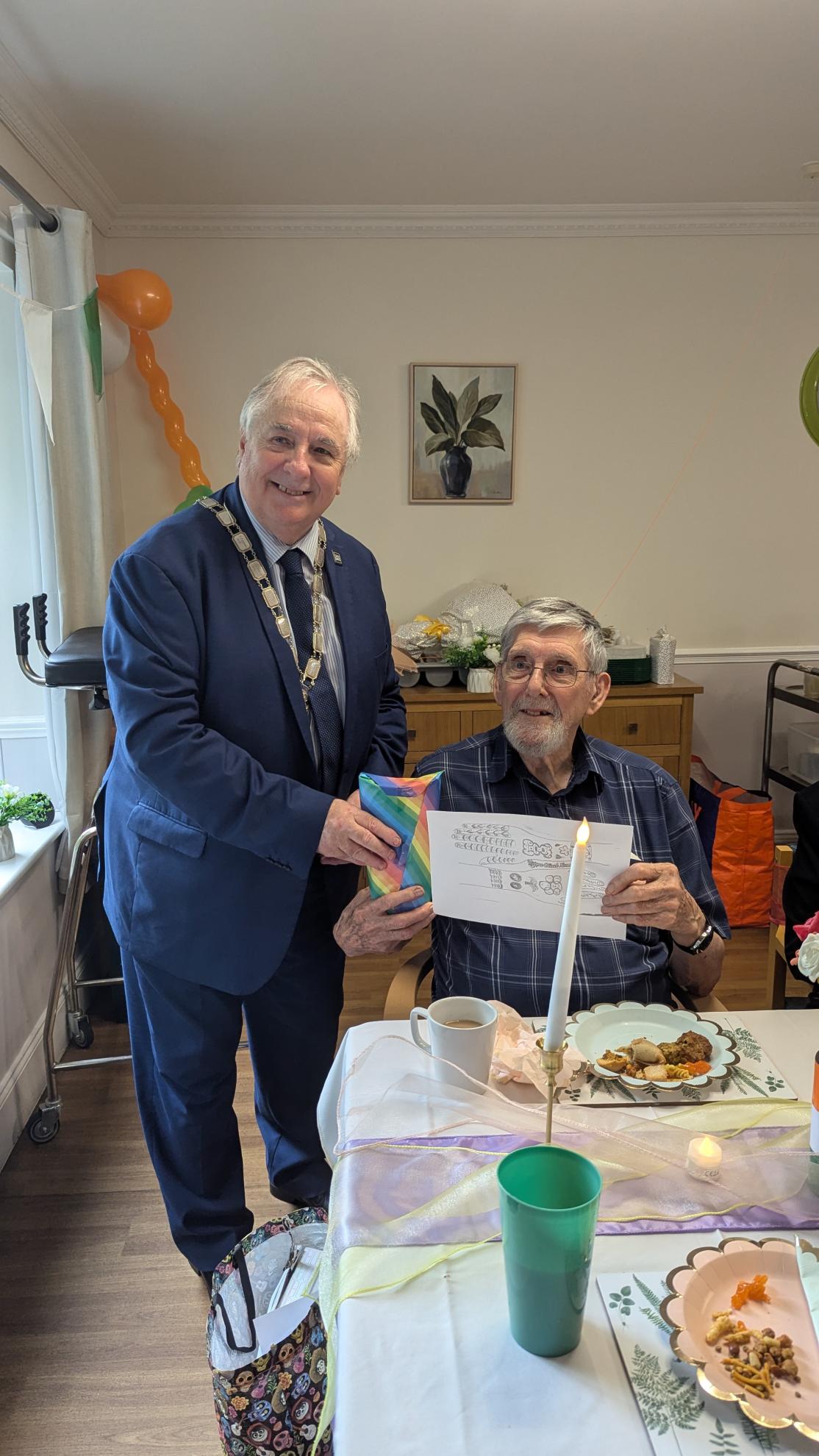 Deputy Mayor of Stockton on Tees Borough visits Green Lodge Care Home in Billingham