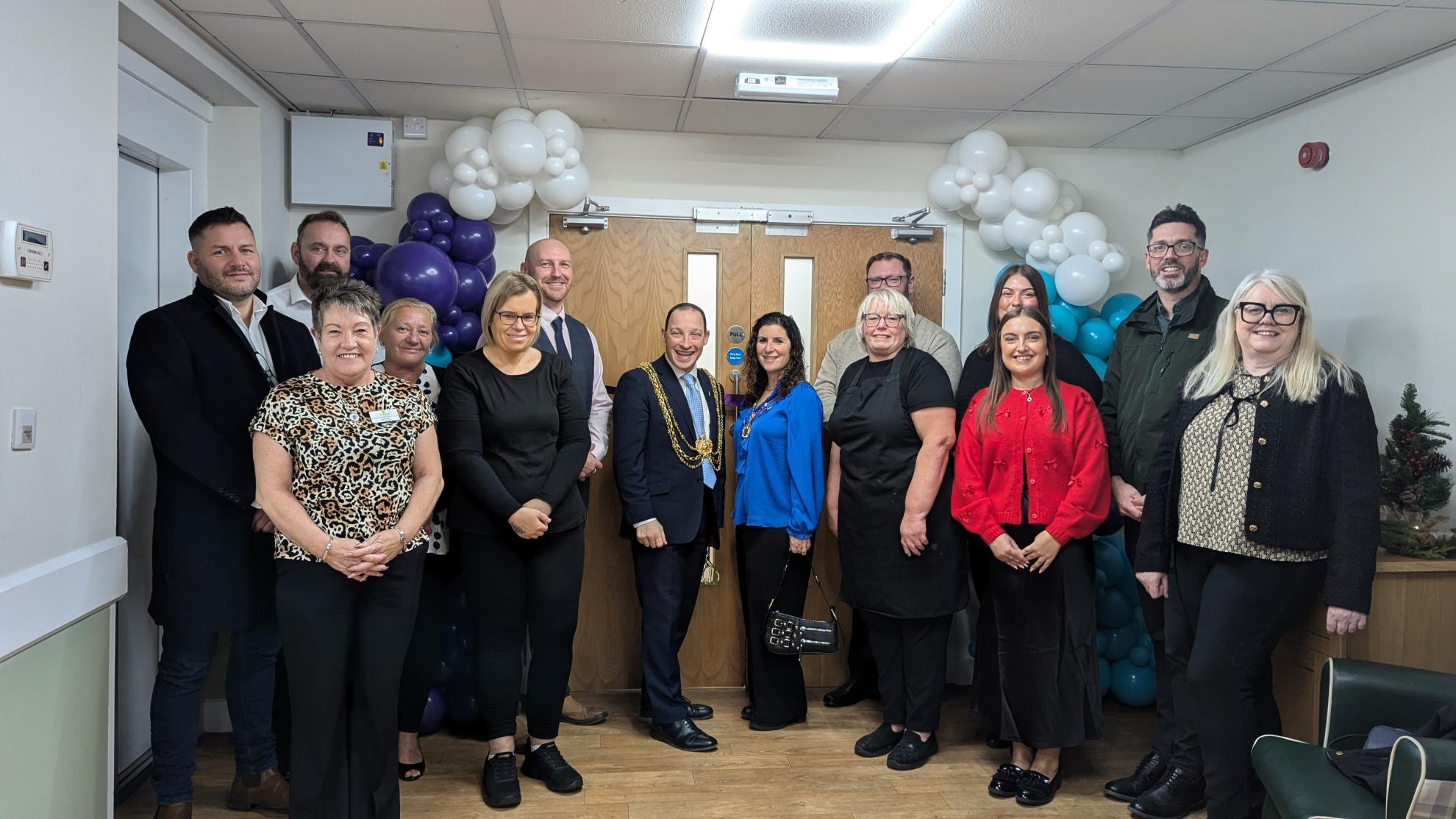 Opening ceremony at Paisley Lodge Care Home in Leeds