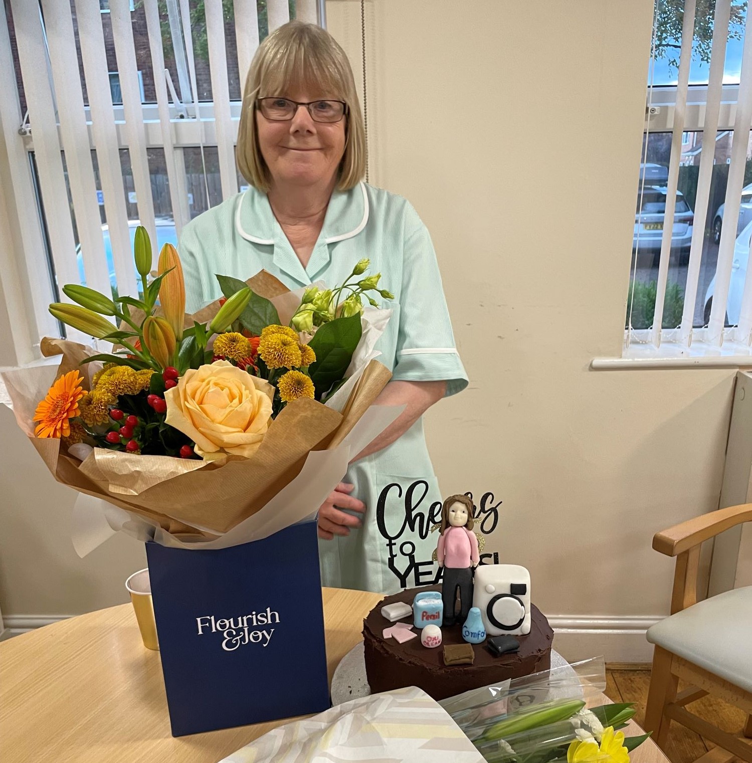 Patricia Dillon celebrates 25 years' service at Eaton Court Nursing Home