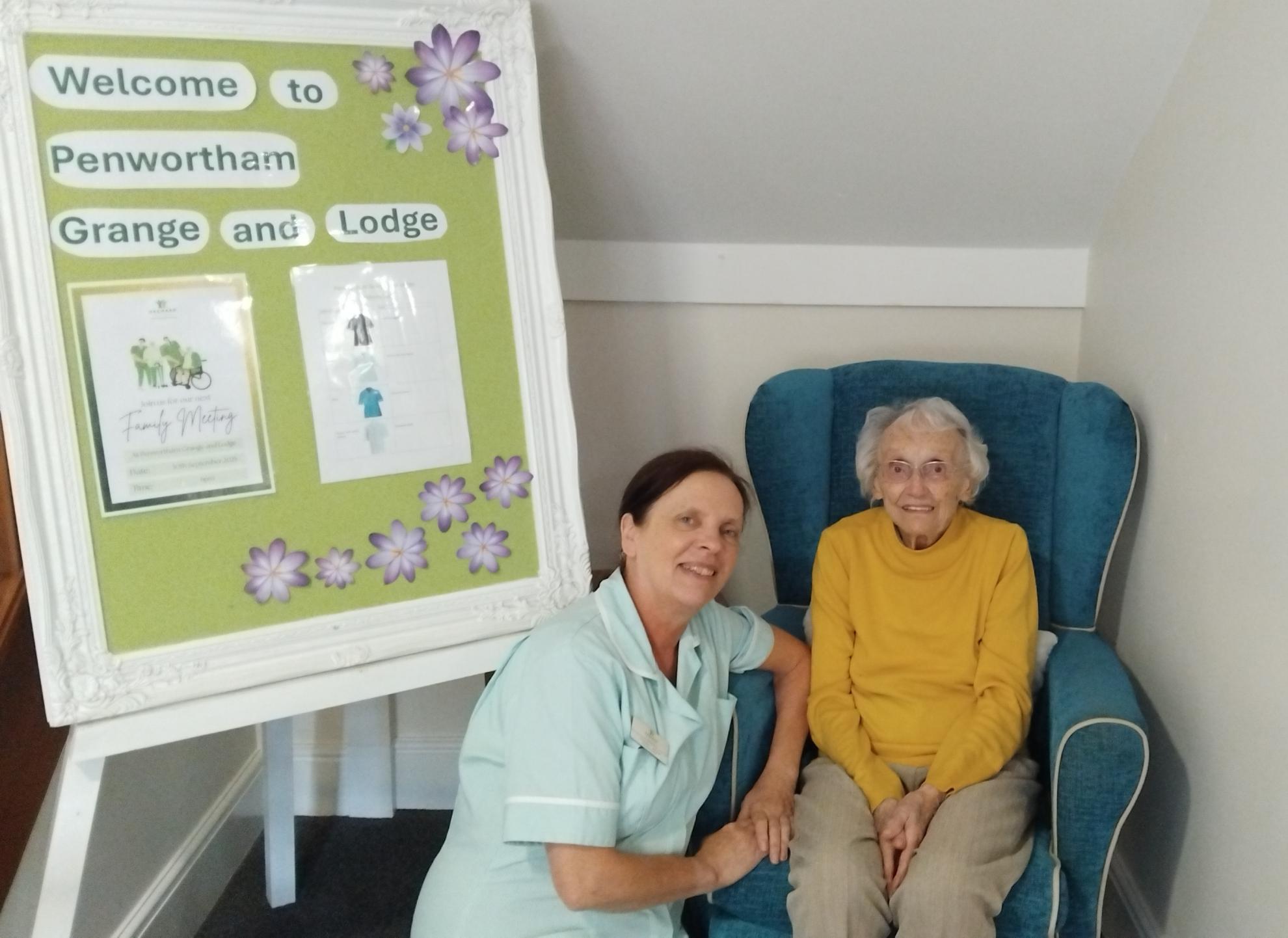 Photo of rosemary with resident
