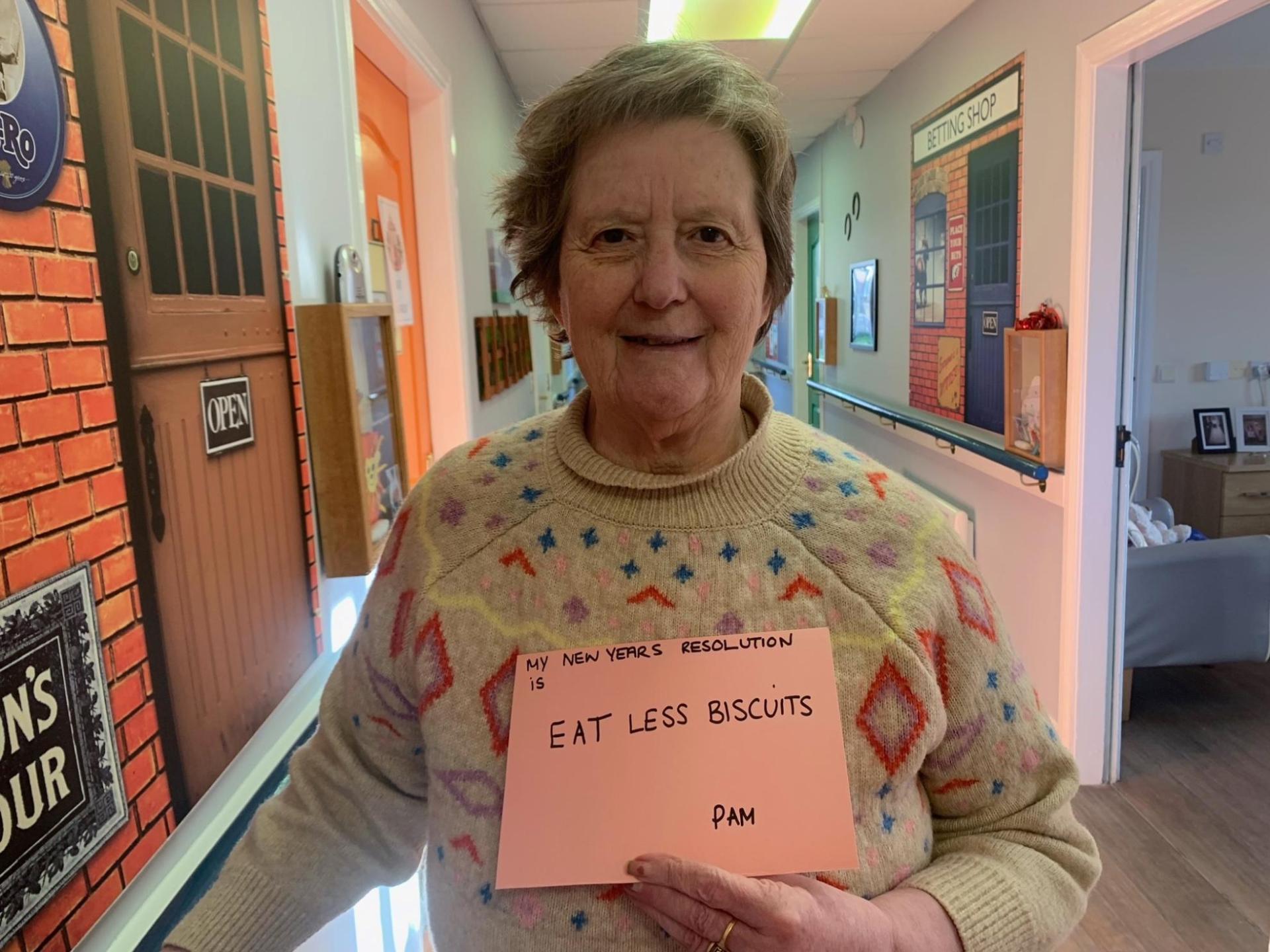 New Year's Resolution from the residents at Paddock Stile Manor Dementia Care Home