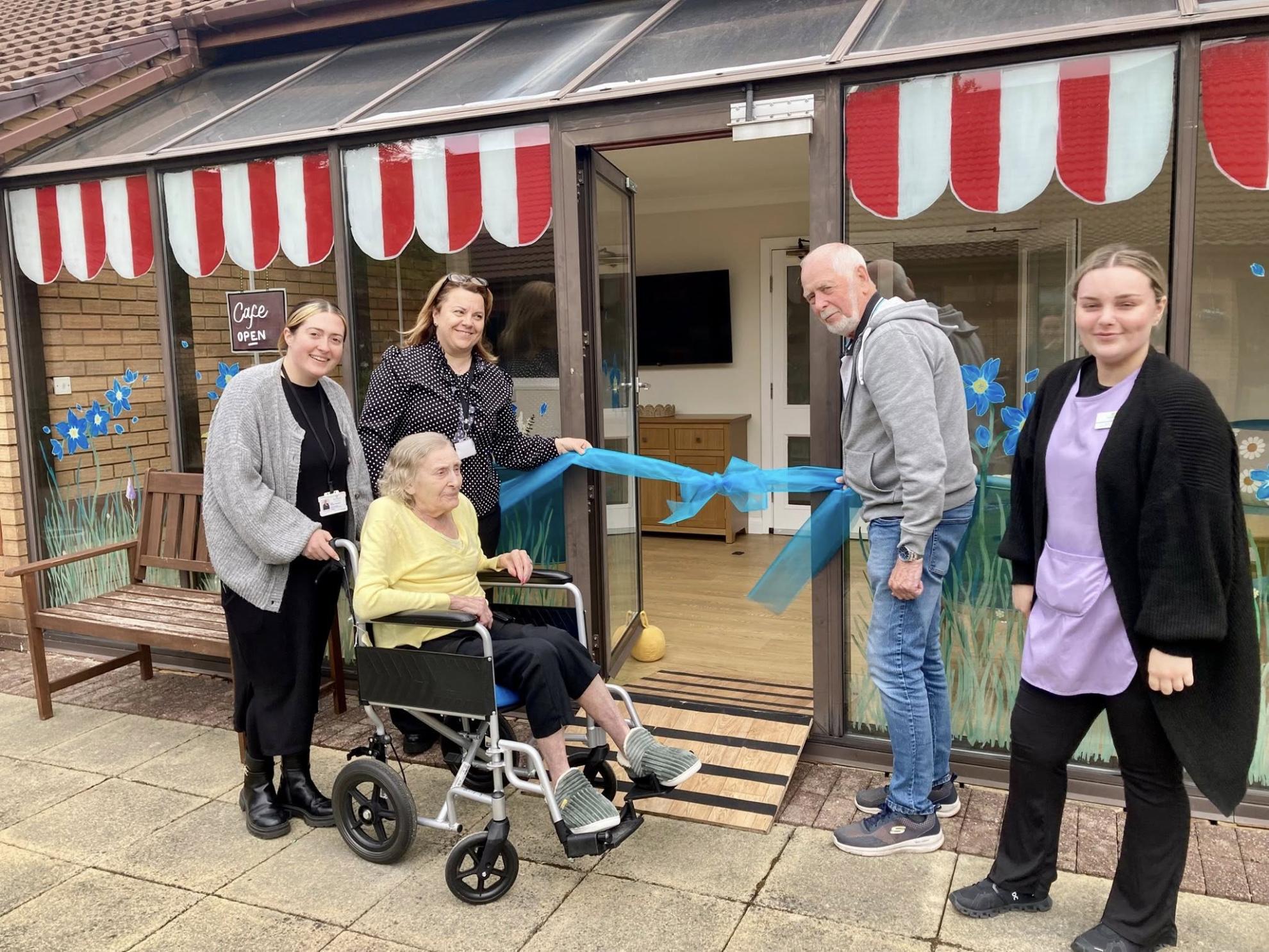 grand opening of the calm cafe