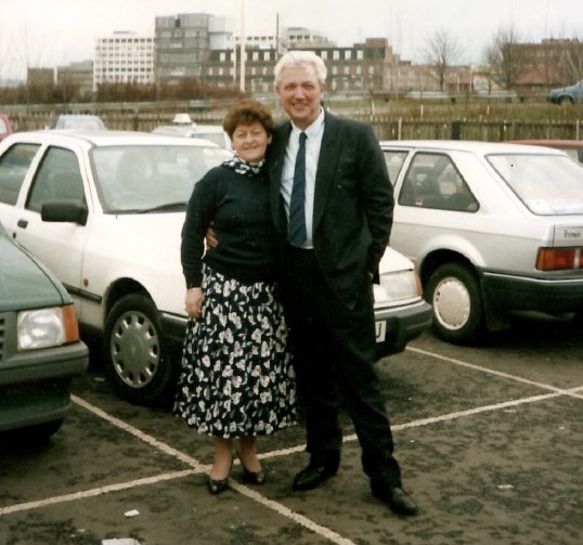 Sylvia and husband ready for function