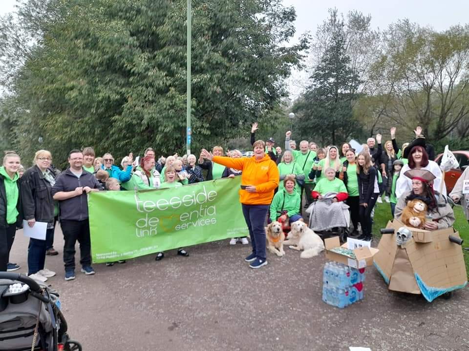 Group photo of Sponsored Walk