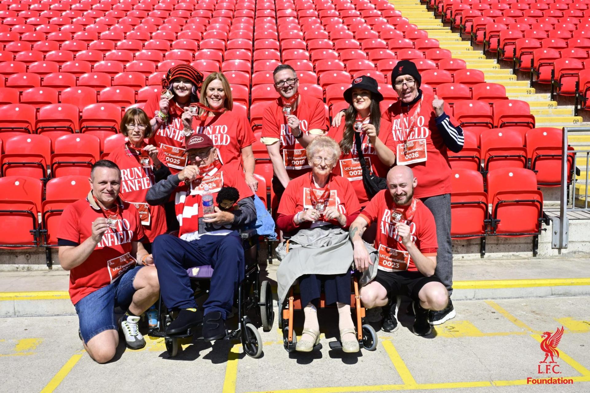 Thornton Hall and Lodge Care Home take on Run to Anfield 5k