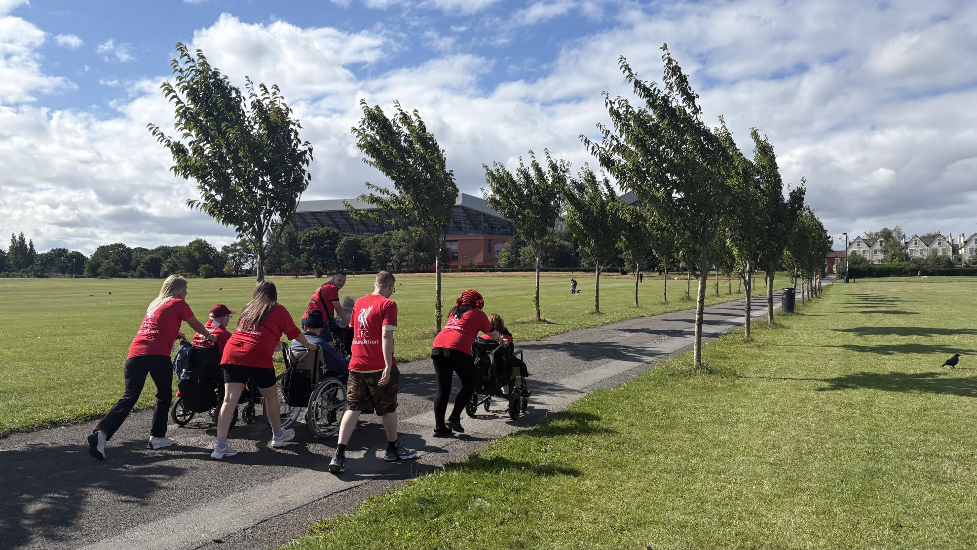 Thornton Hall and Lodge Care Home take on Run to Anfield 5k