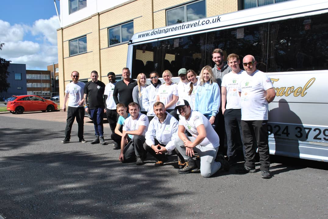 The Team before heading to Snowdon