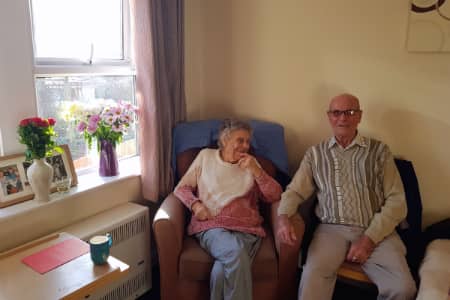 Resident Shirley and her Husband Edwin