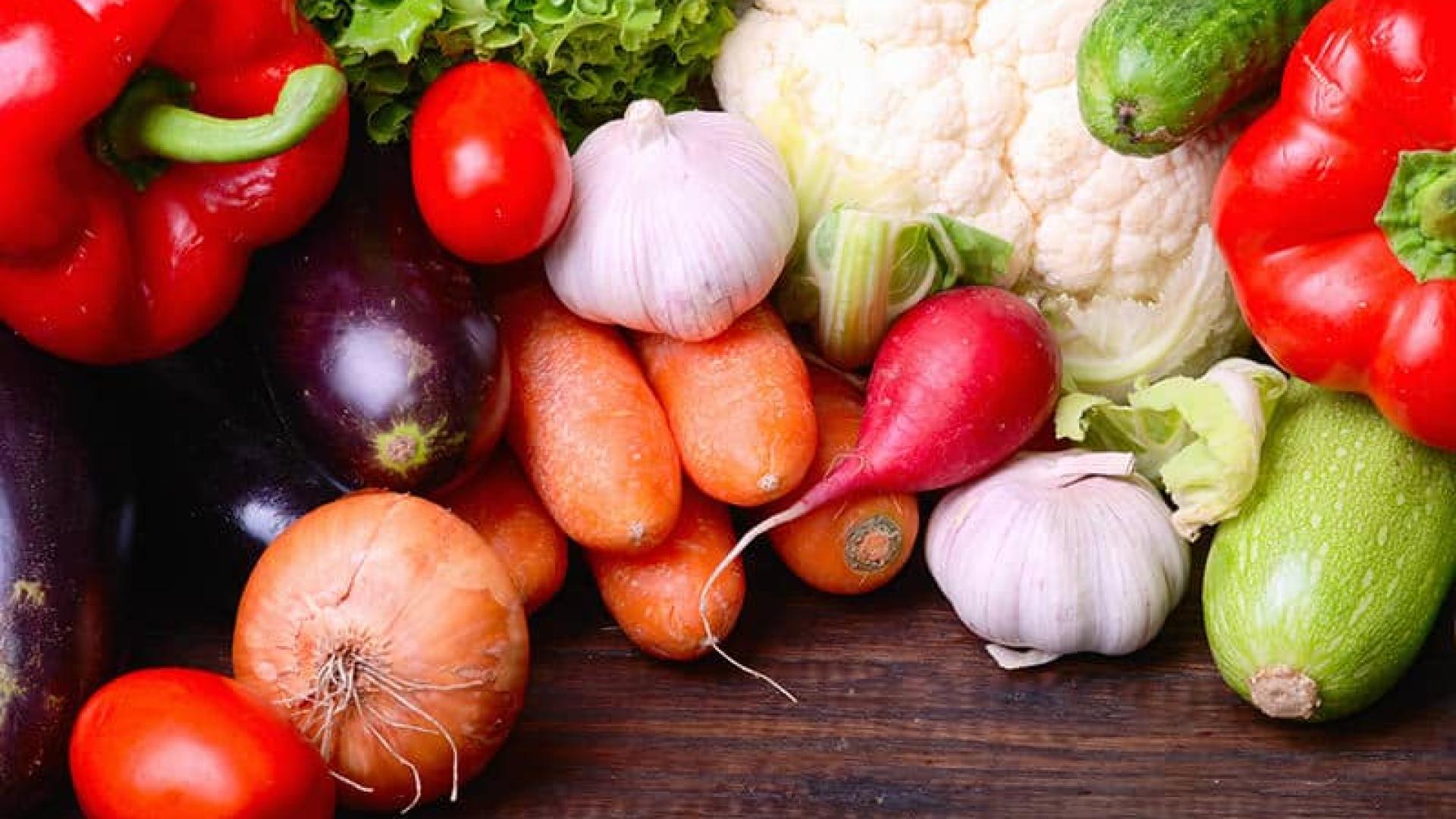 Food in our homes Fresh vegetables