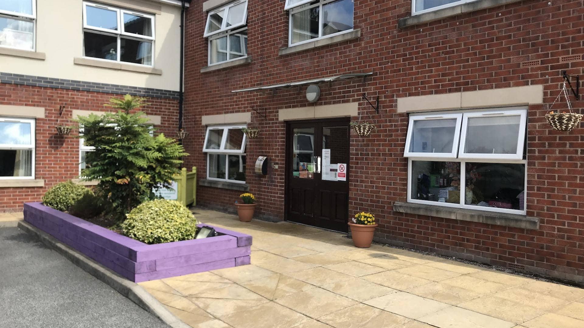 Nesfield Lodge care home front entrance