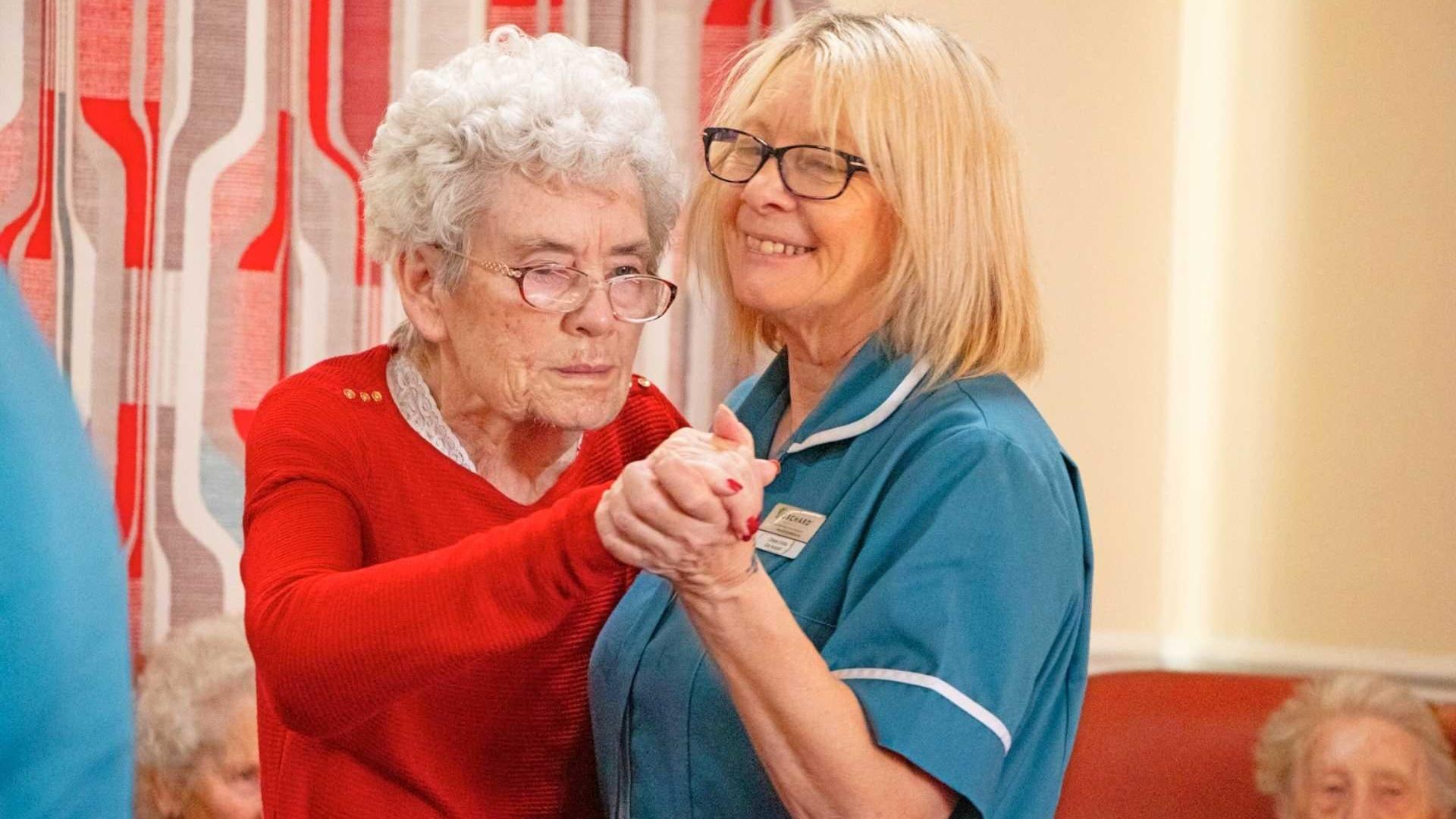 dancing at our care home