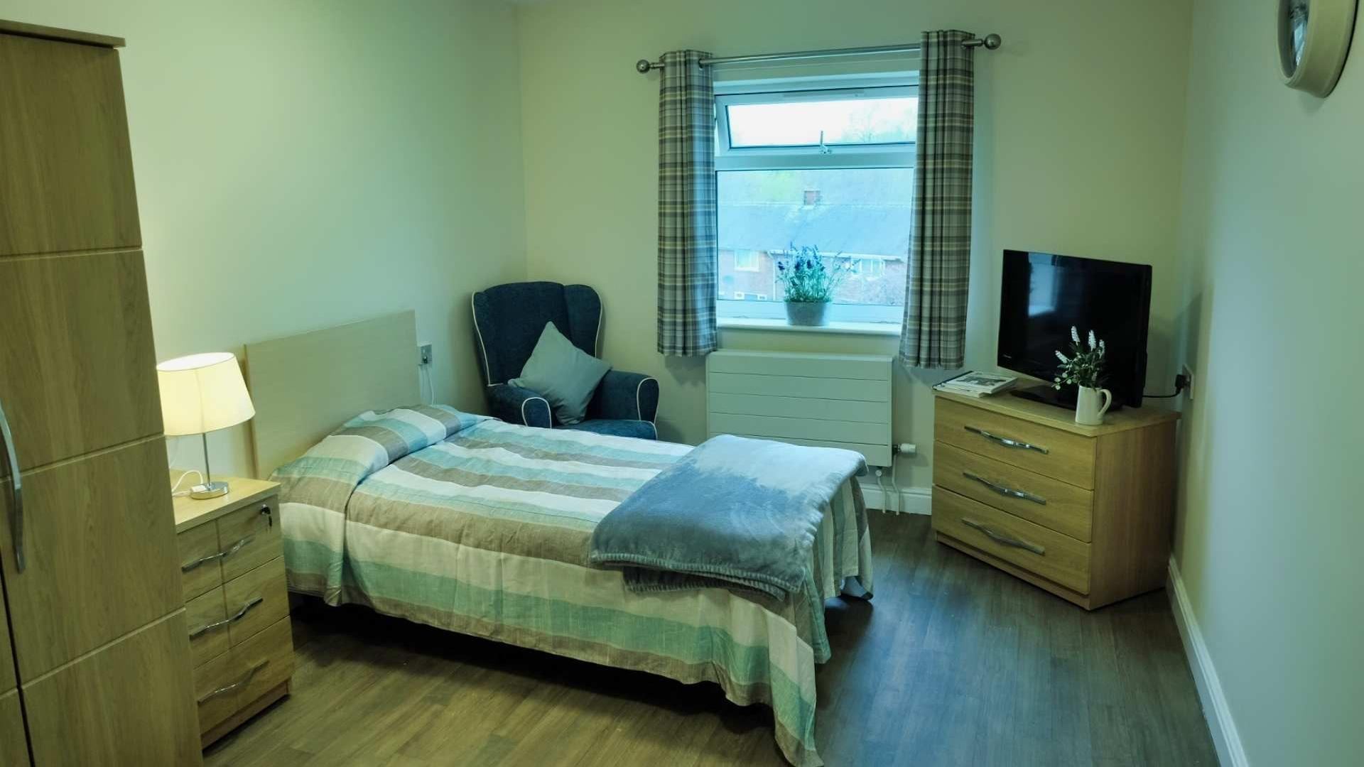 bedroom at millfield nursing home