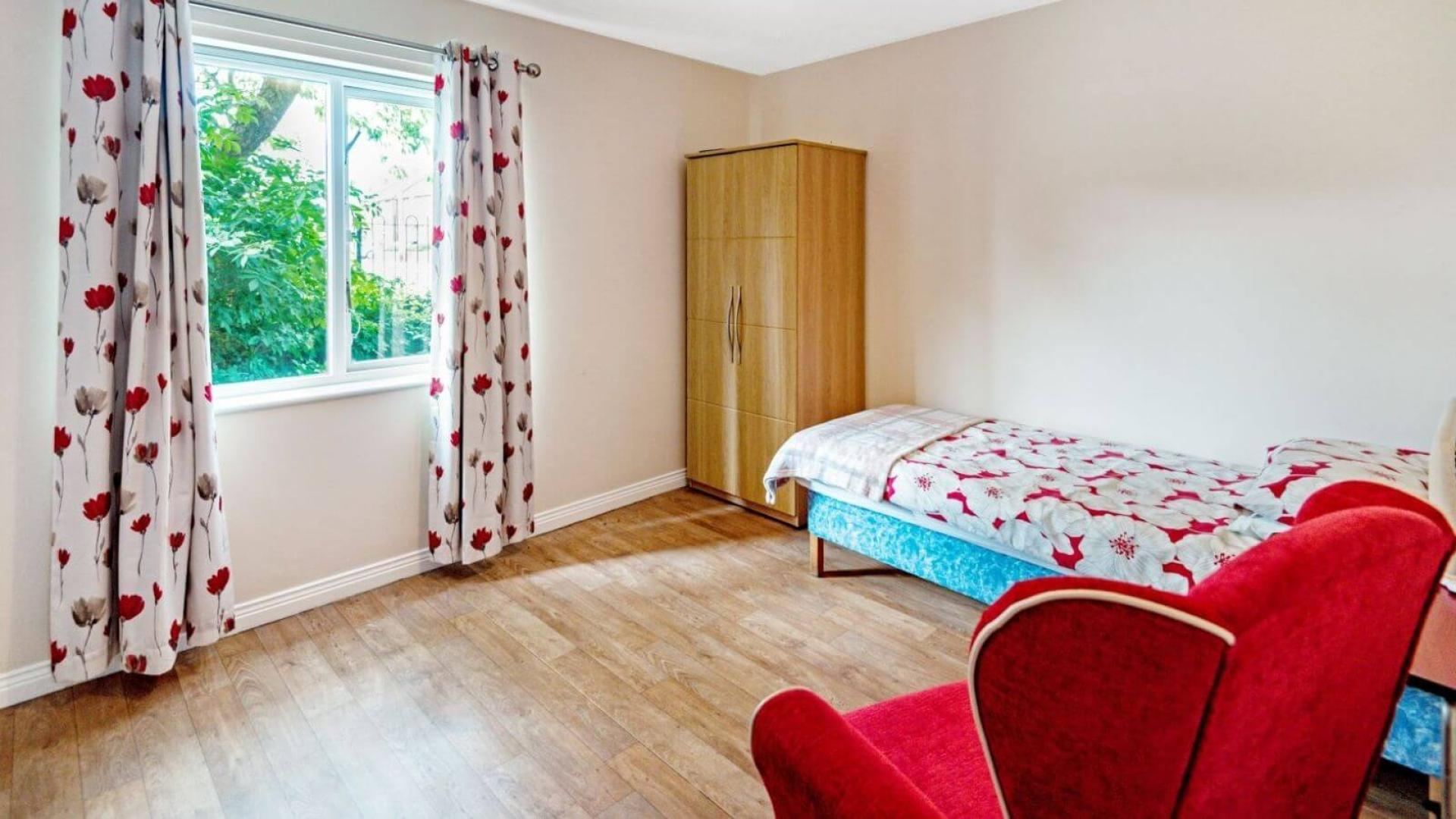 The bedrooms at Archers Park Dementia Care Home in Sunderland 