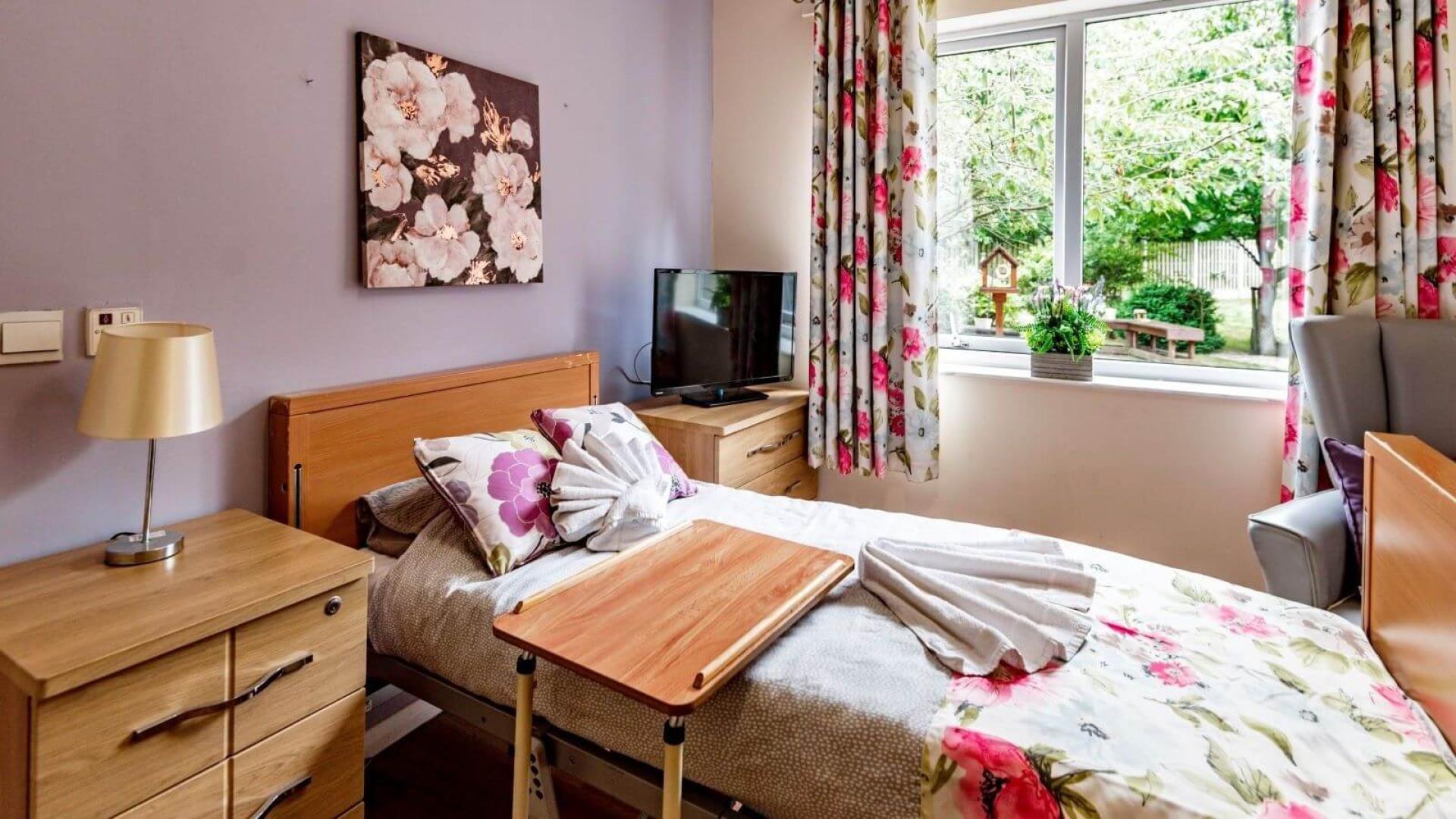 Bedroom at Castleford Lodge Care Home in Castleford