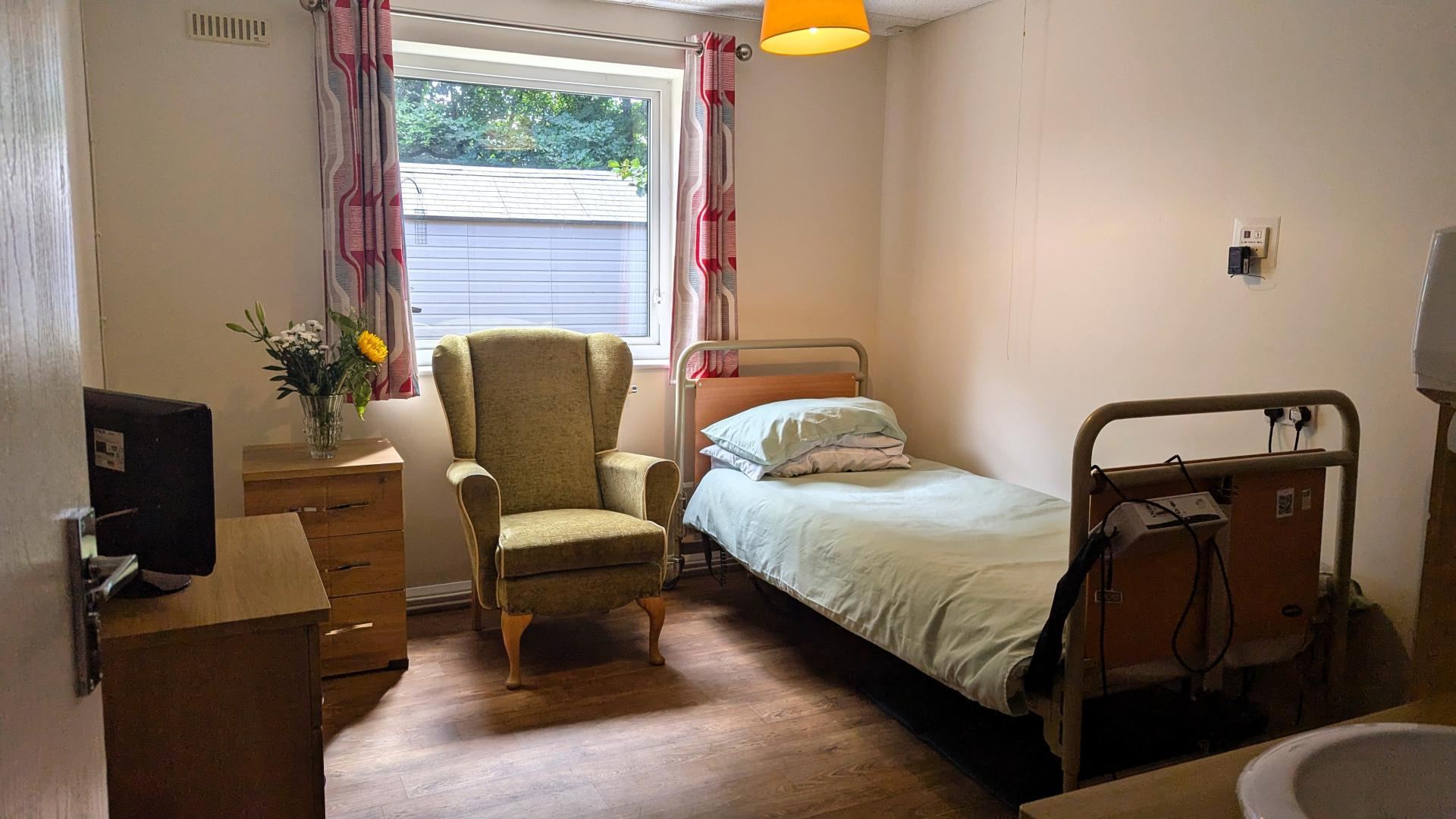 Bedroom at Chatsworth Lodge Care Home