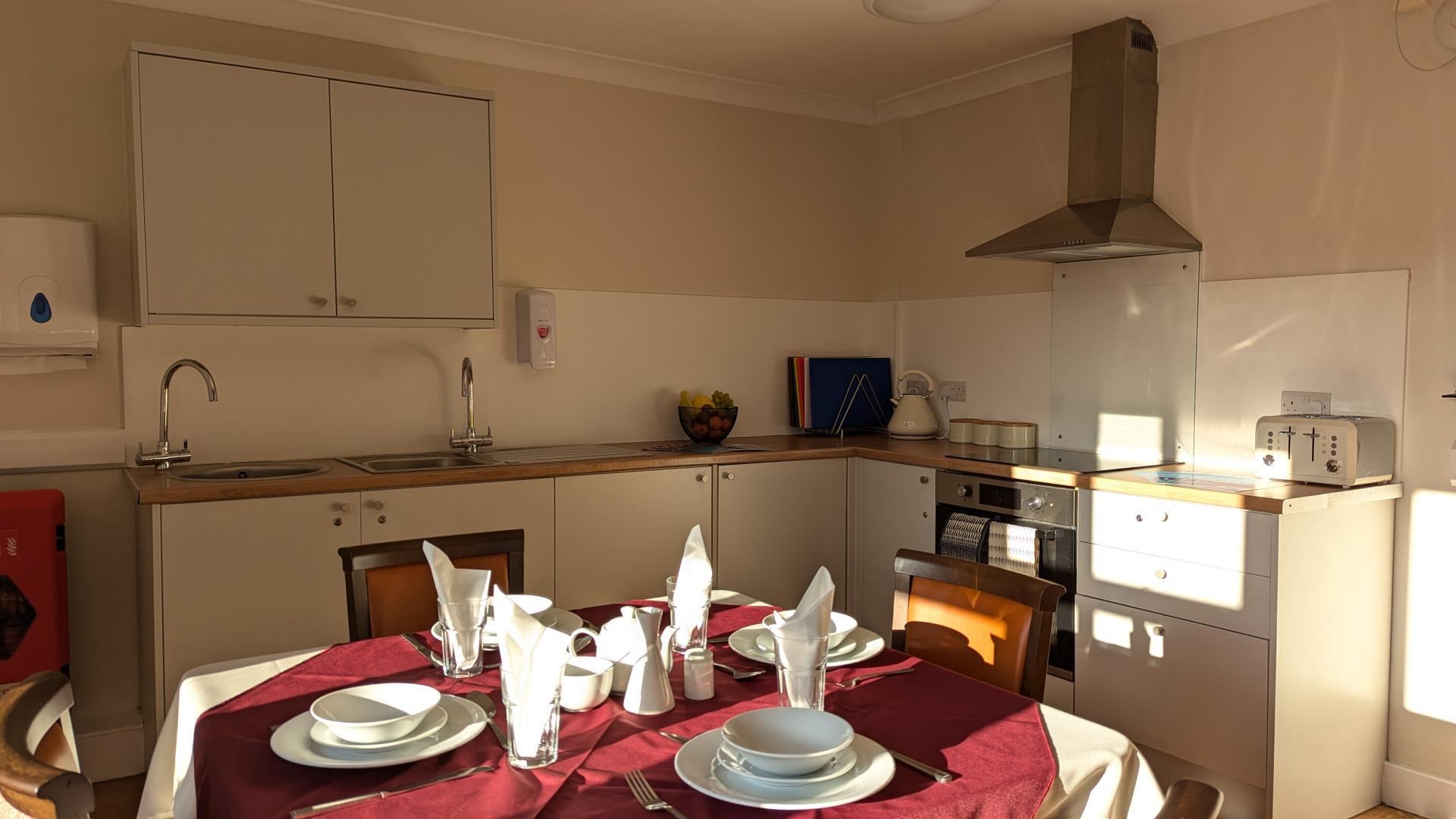 Kitchen at Paisley Lodge Care Home in Leeds 