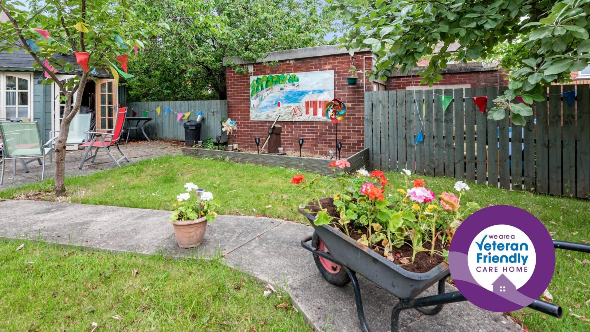 Garden at Cherry Trees Care Home 
