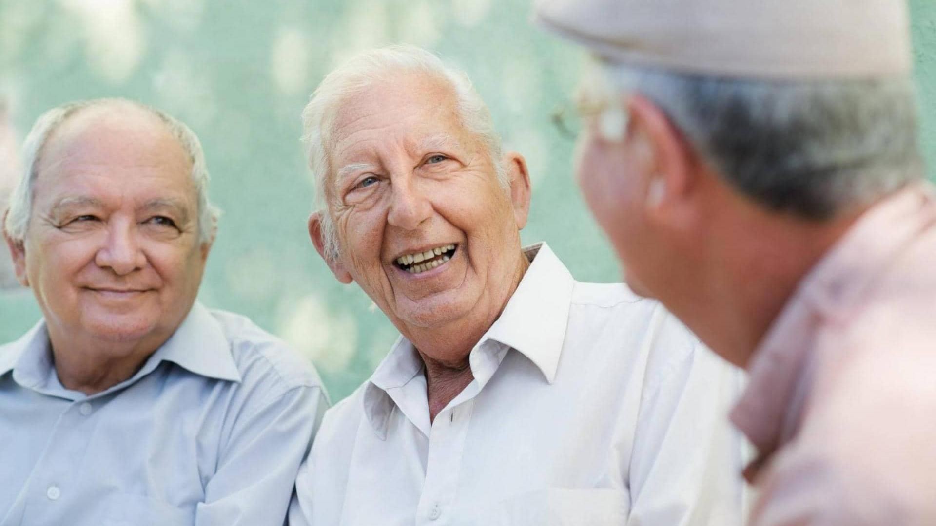 men laughing