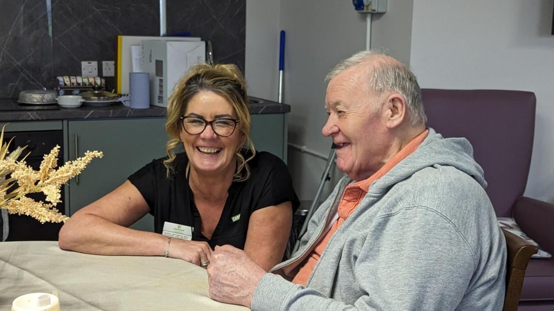 Resident at Archers Court Nursing Care Home in Sunderland