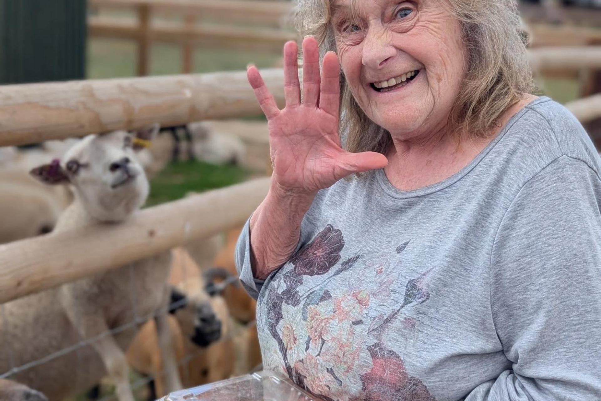 Residents from Lofthouse Grange and Lodge enjoying a trip out