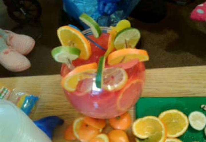 A very fruity Mocktail bowl!
