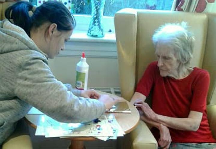 Residents get creative with the Prince's Trust.