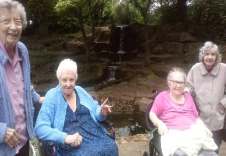 Residents enjoying their day out