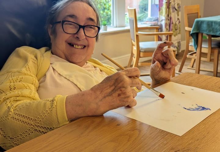 Resident at Lofthouse Grange and Lodge Care Home