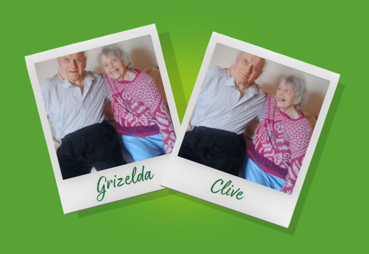 Clive and Grizelda, brother and sister residents at Chatsworth Lodge Care Home