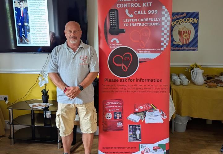 Photo of Simon Brown from the Connor Brown Trust