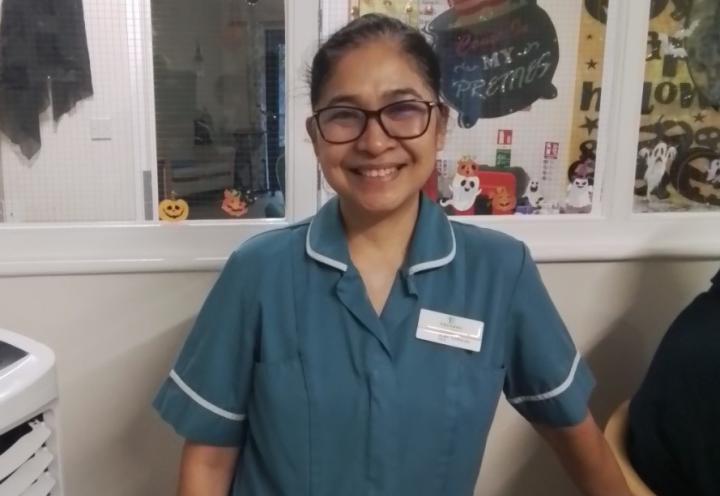 Photo of Alma smiling