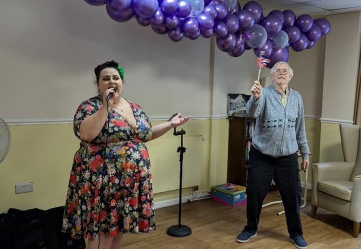 Bruce and Eleanor at Chatsworth Lodge Care Home
