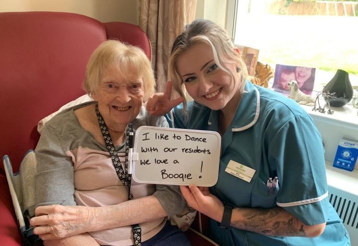 Lily and Molly at Thornton Hall and Lodge Care Home