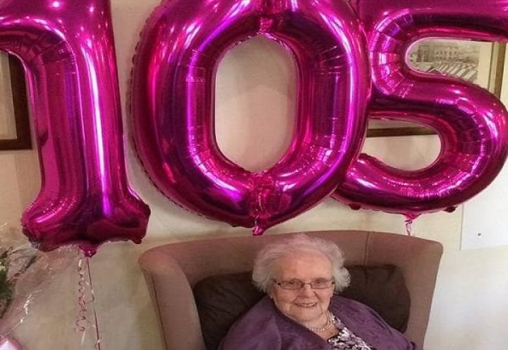 gladys wedgeworth 105th birthday