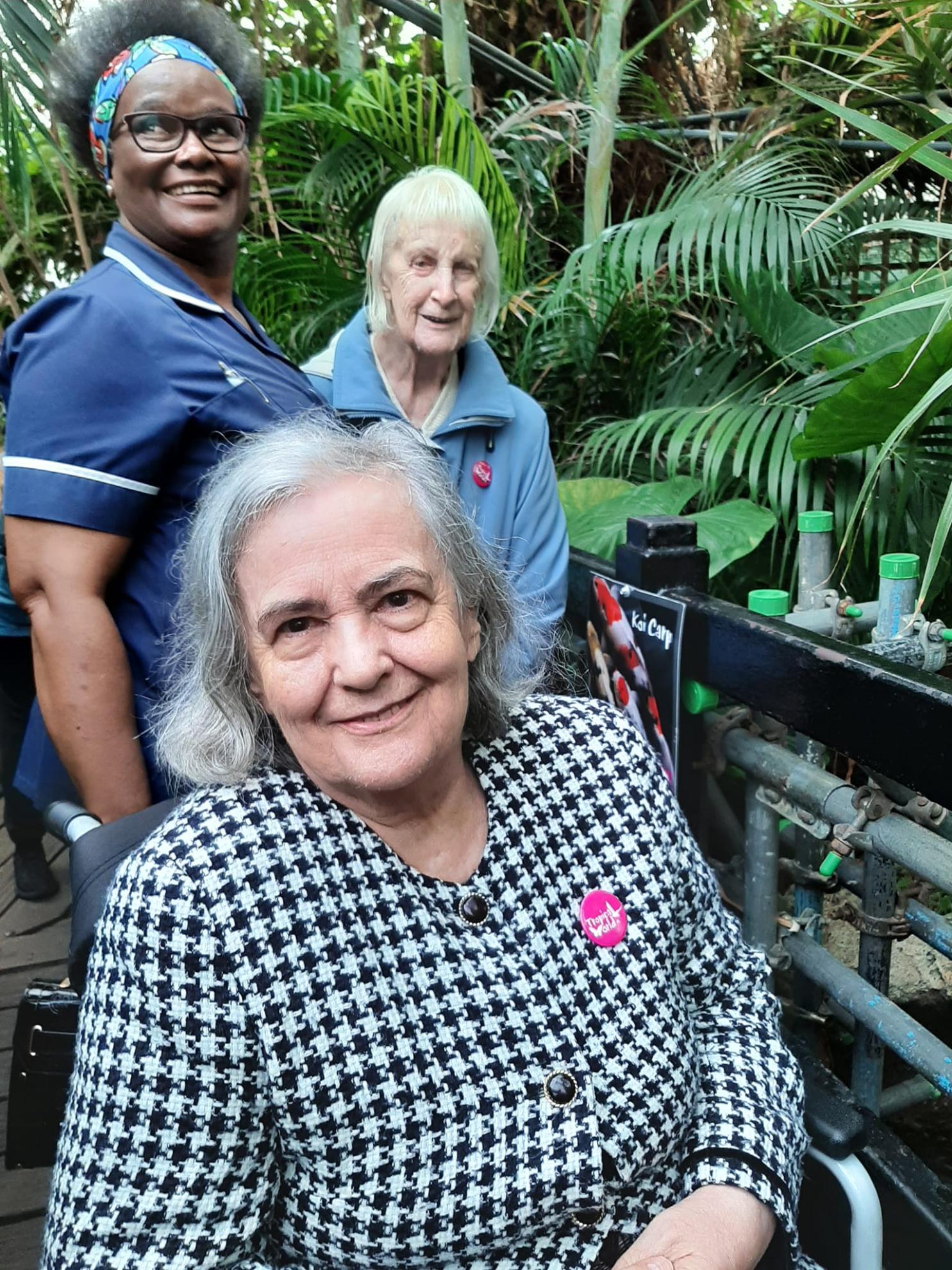 Residents at Nesfield Lodge Dementia Care Home