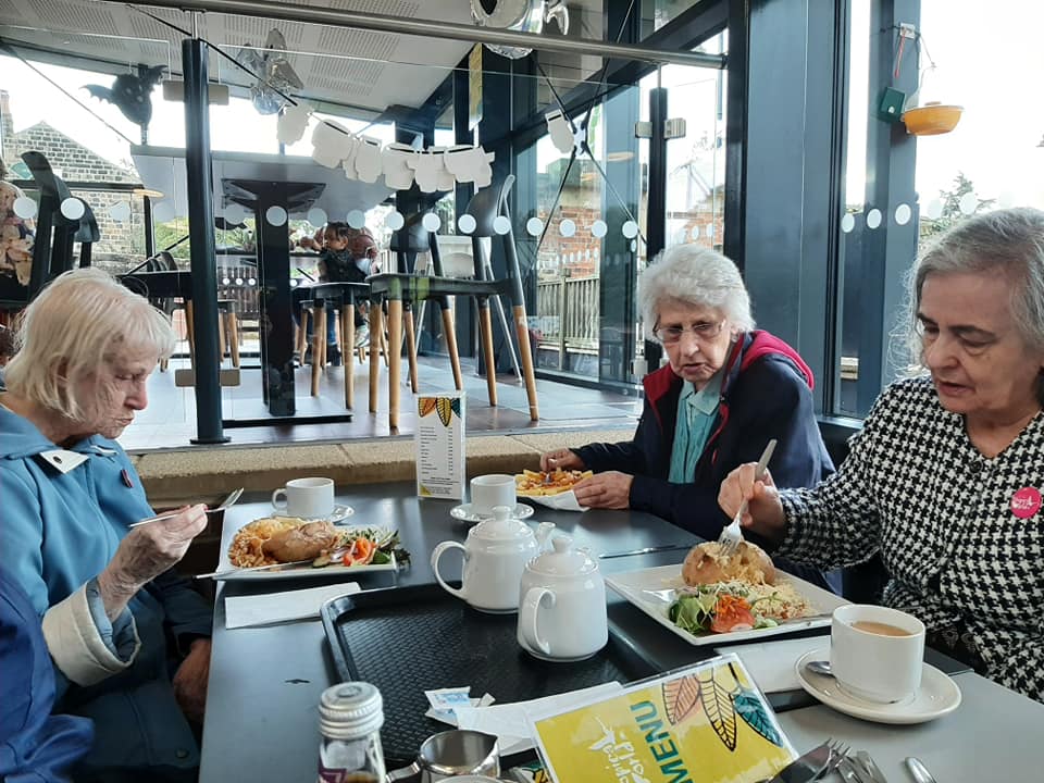 Residents at Nesfield Lodge Dementia Care Home